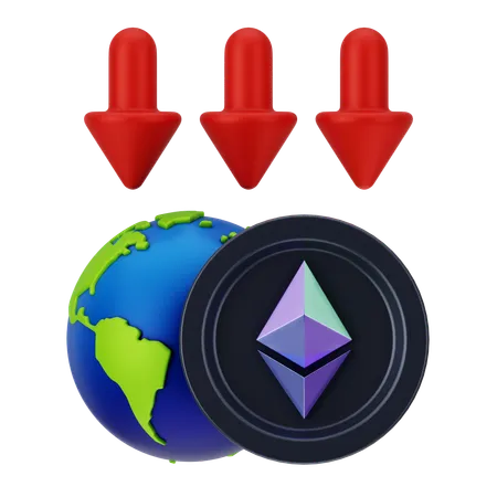 Perte globale  3D Icon