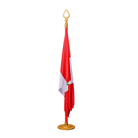 Peru Flag  3D Icon