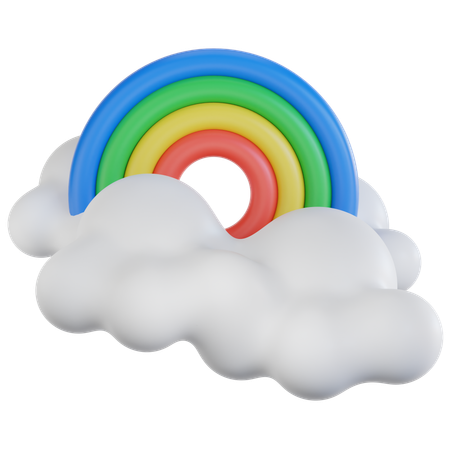 Arcoiris pesado  3D Icon