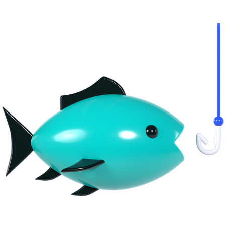 Pesca  3D Illustration