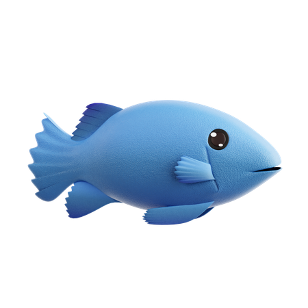 Pescado azul  3D Icon