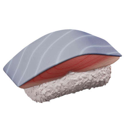 Pescado crudo  3D Icon