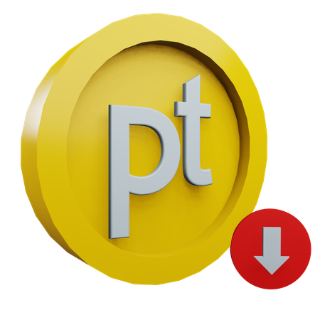 Peseta  3D Icon