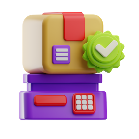 Peso aprovado  3D Icon