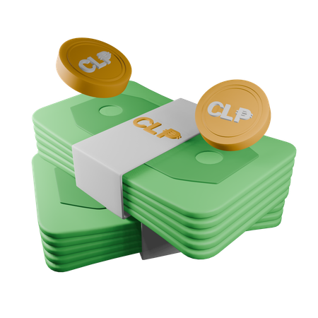 Peso chileno  3D Icon