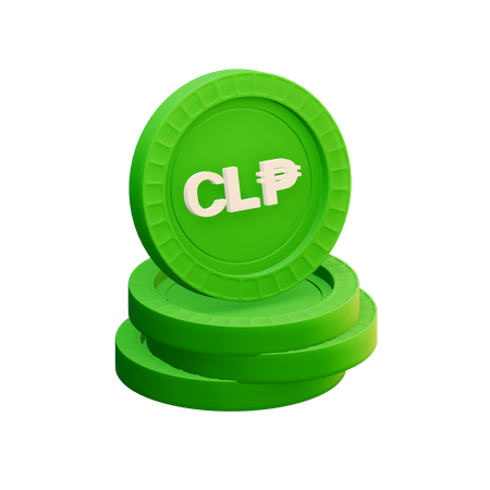 Peso chileno  3D Icon