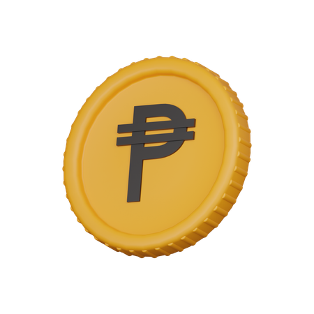 Peso coin  3D Icon