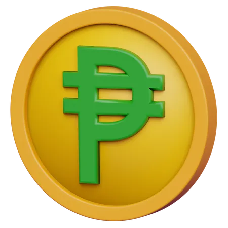 Peso Coin  3D Icon