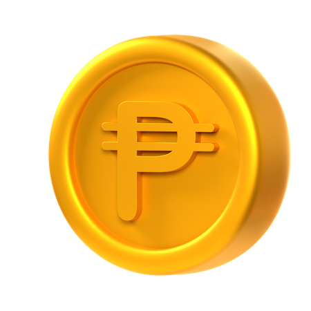 Peso Coin  3D Icon