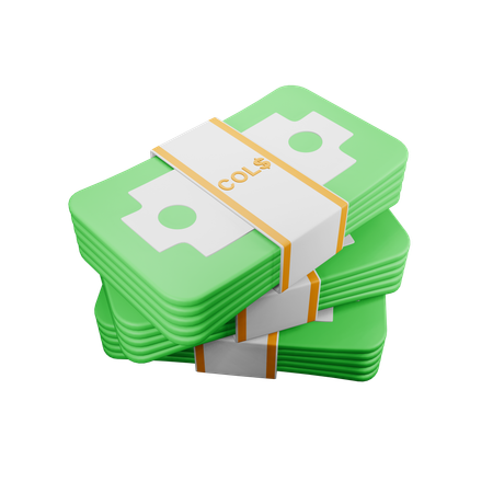 Peso colombiano  3D Icon