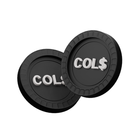 Peso colombiano  3D Icon