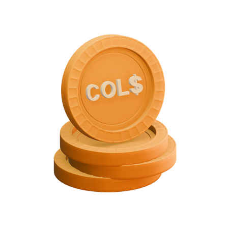 Peso colombiano  3D Icon