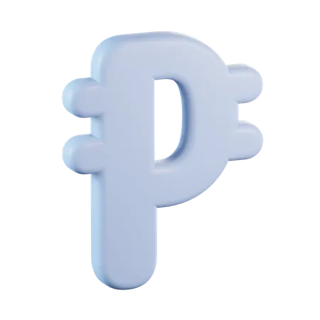 Peso currency  3D Icon