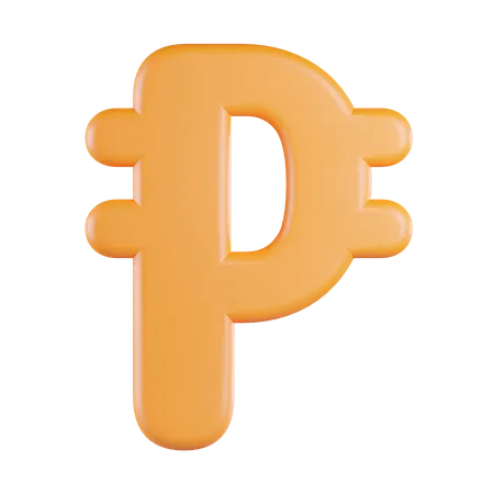 Peso Currency  3D Icon