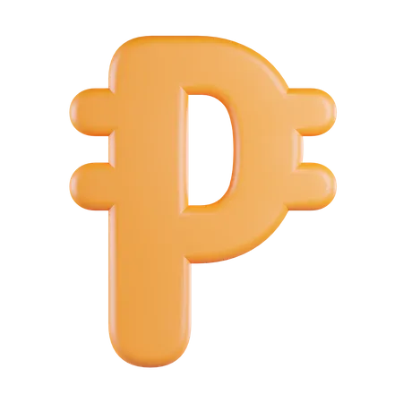 Peso Currency 3D Icon