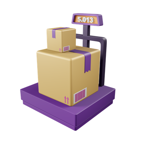 Peso do pacote  3D Icon