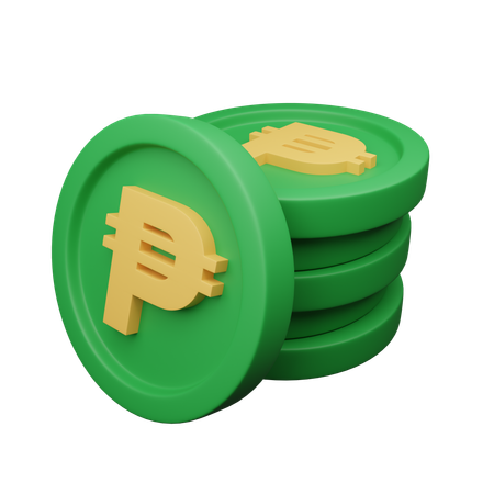 Peso filipino  3D Icon
