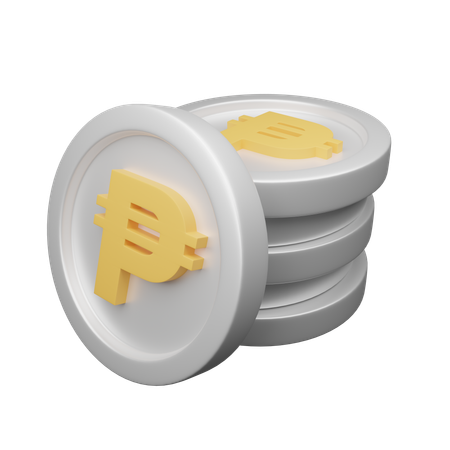 Peso filipino  3D Icon