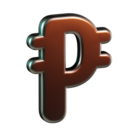 Moeda peso  3D Icon