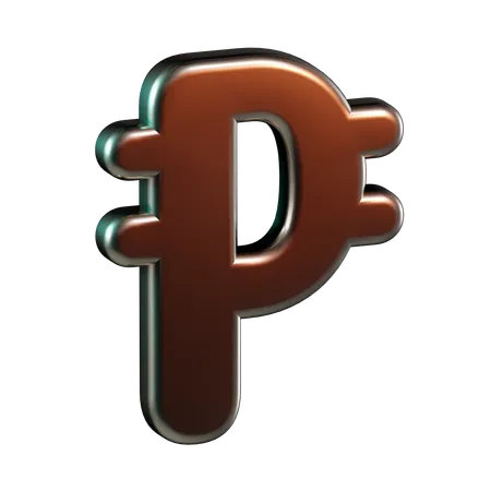 Moeda peso  3D Icon