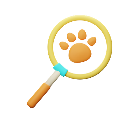 Pesquisa de animais de estimação  3D Icon