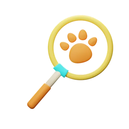 Pesquisa de animais de estimação  3D Icon