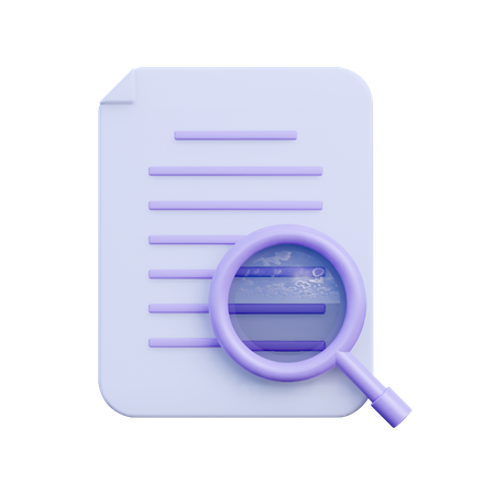 Pesquisa de arquivos  3D Icon