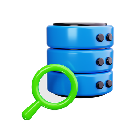 Pesquisa de banco de dados  3D Icon