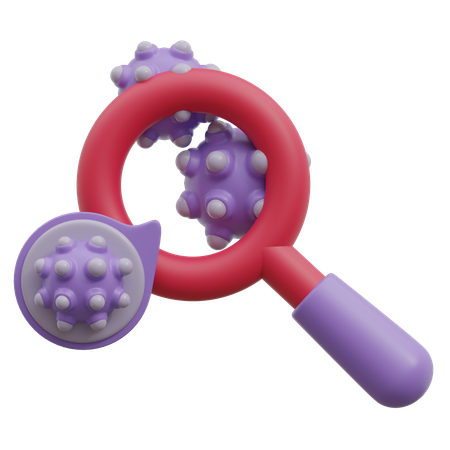 Pesquisa de células cancerígenas  3D Icon