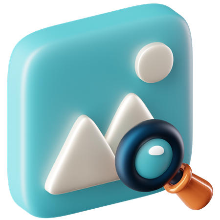 Pesquisa de imagem  3D Icon