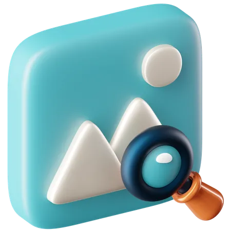 Pesquisa de imagem  3D Icon