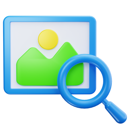 Pesquisa de imagem  3D Icon