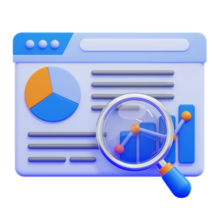 Pesquisa de mercado  3D Icon