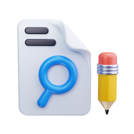 Pesquisa de negócios  3D Icon