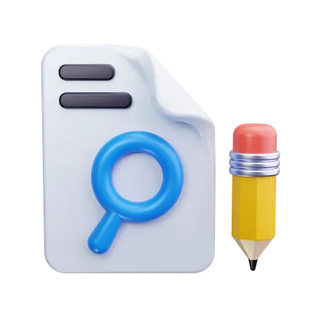 Pesquisa de negócios  3D Icon