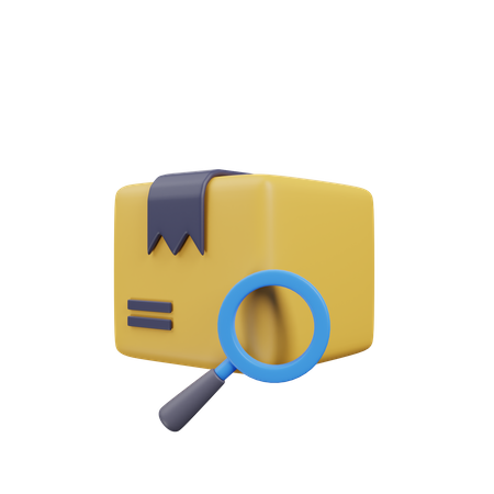 Pesquisa de pacotes  3D Icon