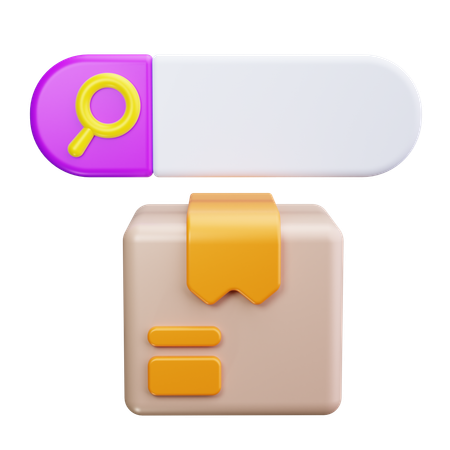 Pesquisa de produtos  3D Icon