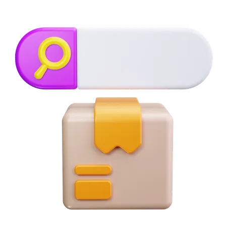 Pesquisa de produtos  3D Icon