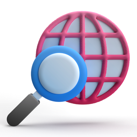 Pesquisar na internet  3D Icon