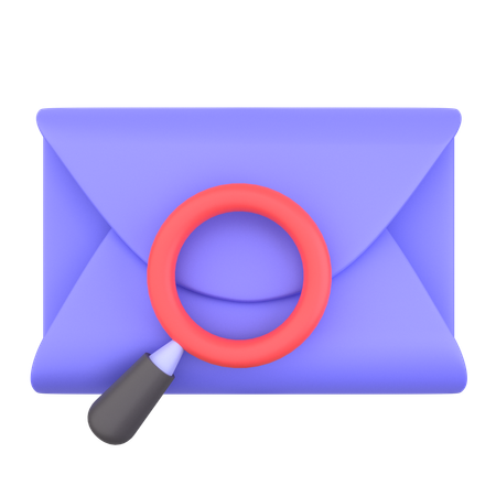 Pesquisa de e-mail  3D Icon