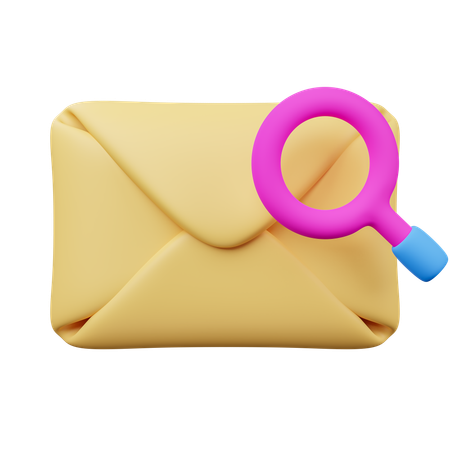 Pesquisa de e-mail  3D Icon