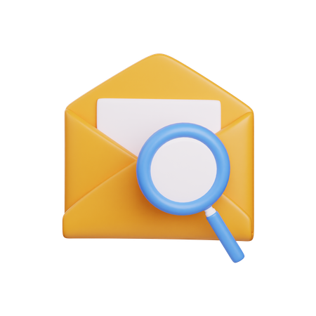 Pesquisa de e-mail  3D Icon