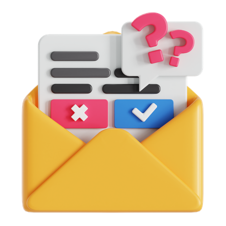 Pesquisa por e-mail  3D Icon