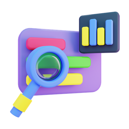 Pesquisa de SEO  3D Icon