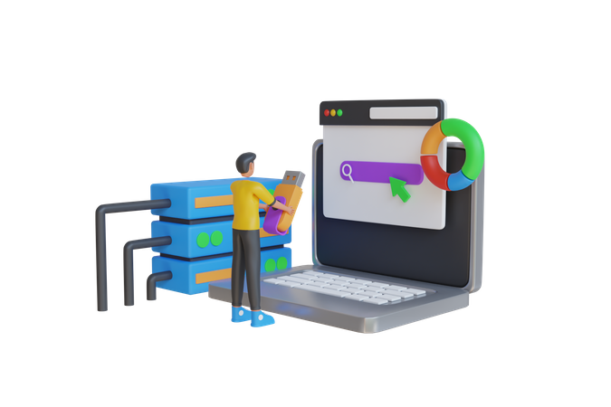 Pesquisando arquivos no banco de dados  3D Icon