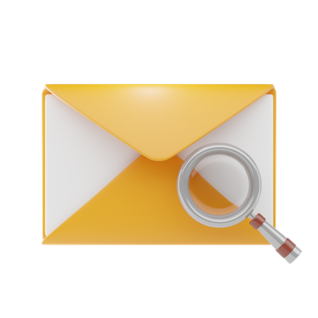 Procure email  3D Icon