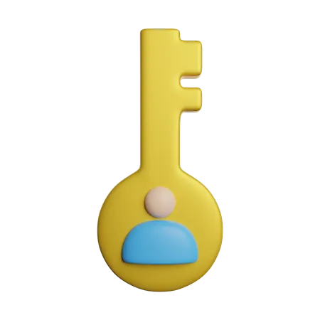 Pessoa chave  3D Icon