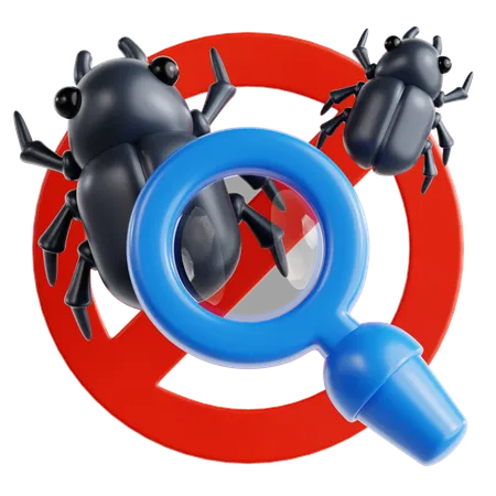 Pest Inspection  3D Icon