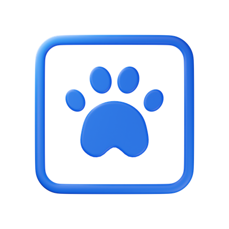 애완 동물  3D Icon
