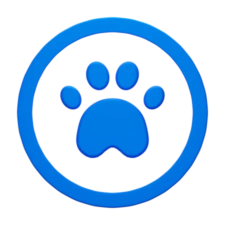 애완 동물  3D Icon